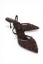 Kelly Lace Beading Women's High Heel Shoes - 4