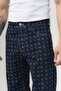 Monarque Pattern Detailed Jean Baggy Trousers - 5
