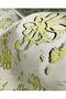 Beige with Yellow and Green Floral Curtain Fabric 160X250Cm - 8