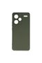 حافظة هاتف Xiaomi Redmi Note 13 Pro Plus مصنوعة من السيليكون المخملي الداخلي - أخضر داكن - 2