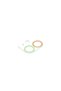 Apple iPhone 12 Mini Colorful Camera Lens Protection Glass - Orange-Green - 3