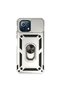 Xiaomi Mi 11 Lite Case with Pars Lens Ring Silicone - Silver