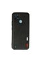Realme c21 case loop leather silicone - black