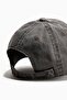 Embroidered-motif twill cap - 2