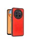 Realme 12 5g Case Aras Leather Cover - Red - 2