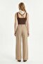 Pleated Wide Leg Trousers - 3