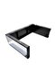 Straton Console Table- Silver/Black - 4