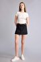 100% Cotton Regular Waist Jean Shorts H0633Ax26Sm - 2
