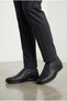 Men's Black Genuine Leather Soft Full Orthopedic Casual Shoes - 5