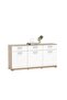 Barbados Sideboard with 3 Drawers & 3 Doors - White/Oak - 4