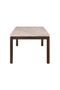 New 8 Seater Marble Top Dining Table - Beige / Walnut - 5