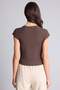 Slim Fit Crew Neck Wrinkled Textured Short Sleeve T-Shirt H0924Ax26Sp - 5