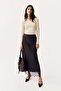 MAMA Lace-trimmed satin skirt - 2