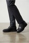 Men's Black Genuine Leather Eva Sole Comfortable Casual Shoes - 7