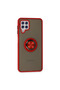 Samsung Galaxy A22 Case Montreal Ring Silicone Cover - Red - 3