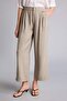 Wide Leg Zippered Regular Waist Straight Leg Flowy Fabric Trousers H1929Ax26Sm - 4