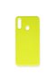 Samsung Galaxy A20S Case Nano Velvet Silicone Inside - Yellow