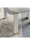 Qasr 1+10 Seater Marble Top Dining Set -White Grey/Pearl White - 6