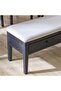 Tovia 1+4+Bench Solidwood Dining Set With Storage-Antique White/Black/Grey - 3