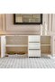 Qasr 3 Doors & 3 Drawers Buffet Cabinet - Pearl White - 3