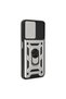 Xiaomi Poco M5 Case with Pars Lens Ring Silicone - Silver - 2