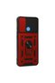 Xiaomi Redmi 9C Case with Pars Lens Ring Silicone - Red - 2