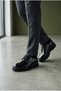 Men's Black Patent Leather Genuine Leather Eva Sole Comfortable Casual Shoes - 2