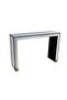 Straton Console Table- Silver/Black - 3