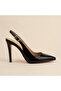 Imperra Stone Buckle Detailed Patent Leather Heeled Shoes - 2