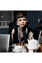 1920 &amp; # 39;Ler Gatsby Accessory Set – Black Charleston Headband, Long Gloves &amp;   Cigarette Holder - 3
