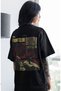 Legendary Movie Fight Club Tyler Durden Back Printed Unisex Oversize T-Shirt - 3