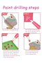 DIY Diamond Keychain Craft Kit Keychain Making Set with Sparkling Gems Complete Tools for Handmade - 5