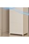 Shoe Rack Household Doorway Multi-Layer Storage Artifact Cream Wind Household Simple 100*43*33CM - 3