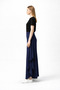 Women's Wide-Legged Trousers – High-Waisted, Elastic, Slit Detail, Loose-Fitting Summer Pants - 2