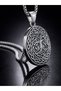 Stainless Steel Anthracite Color Celtic Tree of Life Necklace - 2