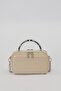 Levidor Premium Double Eye and Zipper Detail Small Size Bag 930424 Cream - 3