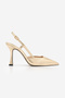 Women's Stiletto Pointed Toe Thin Heel Strappy Evening Dress Classic Heeled Shoes Reney Gold Metallic