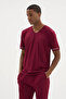 New Season Modal-Cotton V-Neck Men's Pajama Set - 2
