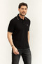 Men's Polo Neck T-Shirt Black - 2
