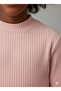 Ync 7778 Girls-Boys Plain Ribbed Combed Cotton Badi - 3