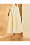 Women Yellow Casual Skirt