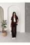 Women's Short Sleeve Stone Detailed Modal Fabric Tracksuit Set