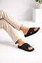 Orthopedic Sole, Velcro Stitched, Comfortable Leather (Synthetic) Men's Slippers - 4