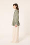 Striped Peplum Shirt - 4