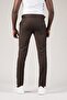 Slimfit Belt Buckle Summer Fabric Trousers - 4