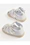 Baby Girls White Butterfly Patch Pram Shoes - 4