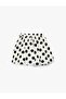 Girl's Skirt 6Skg70058Aw Ecru Patterned - 4