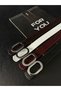 4-Piece Oval Silver Buckle Women's Trouser Belt, Jacket Belt, Shirt Belt, Dress Belt - 2