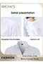 Men's French Cuff Dress Shirt, Slim Fit Formal Business Button Down Shirt For Men, Long Sleeve Dress - 2