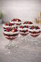 6-Piece Glass Ice Cream Bowl, Footed Dessert Bowl, Transparent Presentation Bowl - 3